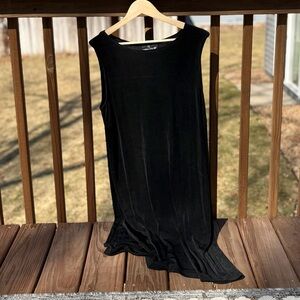 Carole Little Black Sleeveless Maxi Dress